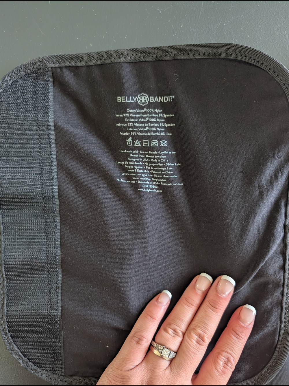Belly Bandit Black Postpartum Belly Wrap